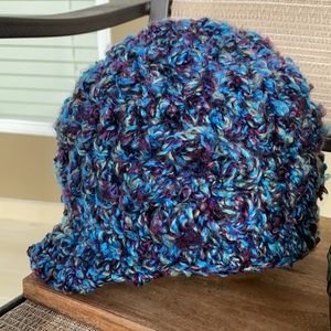 Handmade crocheted hat.